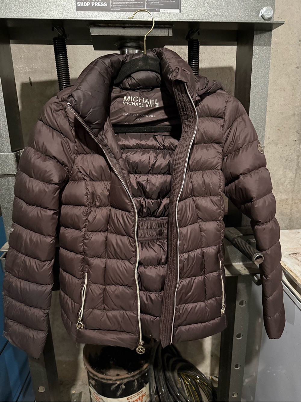 Michael Kors Black Quilted Puffer Jacket